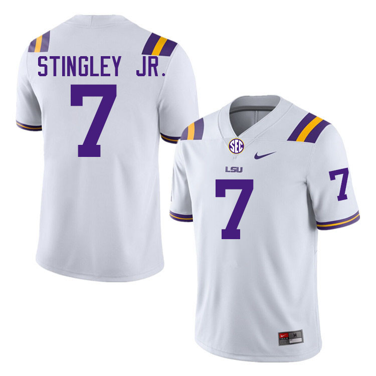 Derek Stingley Jr. LSU Tigers Jersey,Louisiana State University Tigers Football Jersey-White